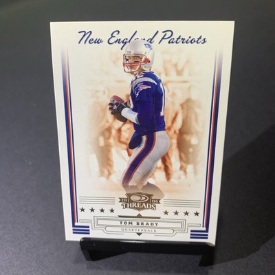 2006 Donruss Playoff Threads Football Card #63 Tom Brady New England Patriots