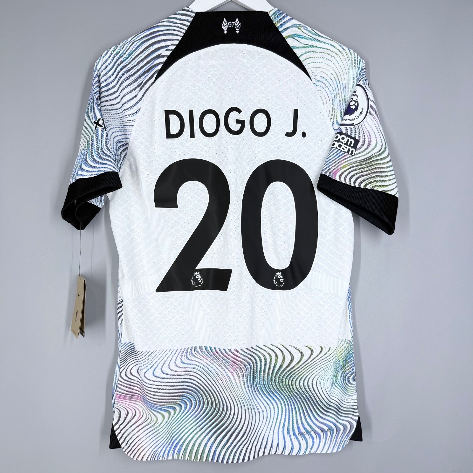 リバプールFC 2022 DIOGO J. シャツ 20番 Diogo Jota Signed Liverpool FC Home Soccer Jersey #20 with