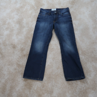 Aeropostale Benton Bootcut Jeans men s 27x28 Dark Blue Denim eBay