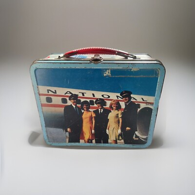 Metal Lunchbox Airlines National Pan Am Lufthansa Northwest Orient United AA