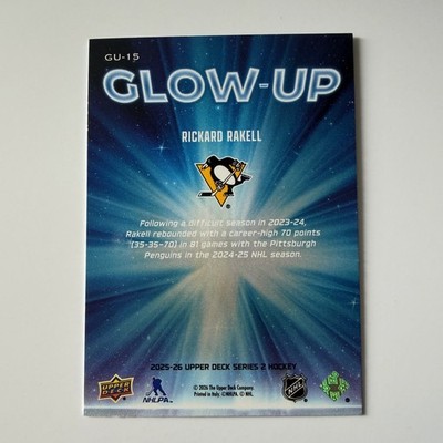 2025 Upper Deck Series 2 #GU-15 Rickard Rakell Glow-Up