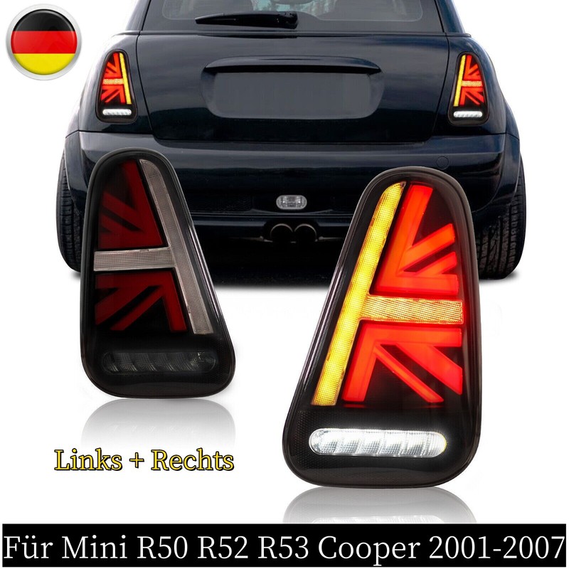 Led RÃ¼Ckleuchten Sequenzieller Blinker FÃ¼R Mini R50 R52 R53 Cooper Mit E-Mark