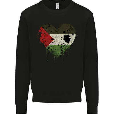 Sweat à Capuche Homme Palestine - Drapeau Palestinien, Coton/polyester, Taille Régulière