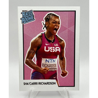 Sha'Carri Richardson Custom Trading Card By MPRINTS /9 (Only 9 Printed)