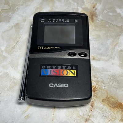Vintage Casio EV-200 LCD color Television 1.8  Screen TFT Active Matrix
