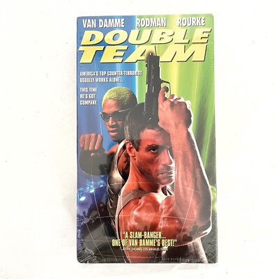 BRAND NEW Double Team (VHS, 1997) Dennis Rodman RARE Sealed OOP *Pls Read