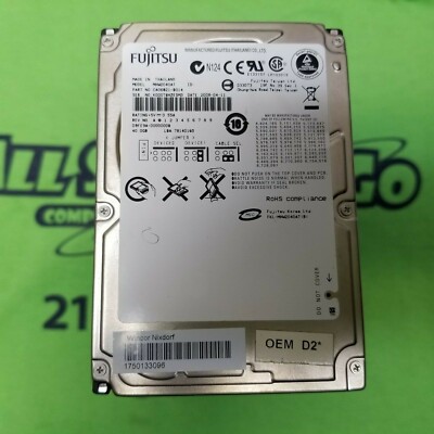 FUJITSU 40GB Internal 4200RPM 2.5'' - MHW2040AT HDD