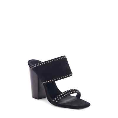 

Сандалии-мюли Saint Laurent Oak с двумя ремешками, женские черные, размер ЕС 37,5 США 7,5, Черный