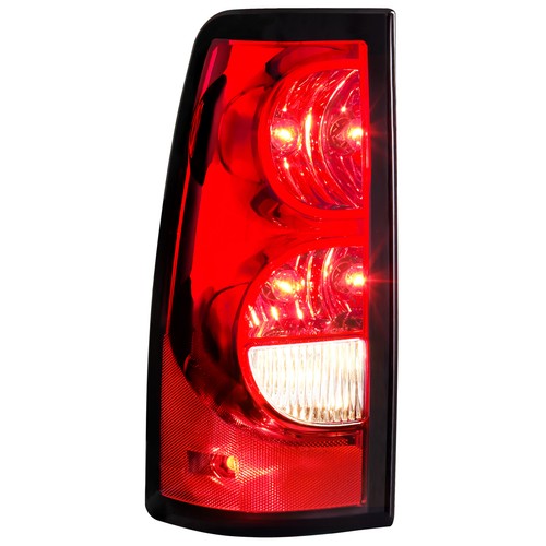 For 2003-2006 Chevy Silverado Black Housing Headlights & Red Tail Lights Set