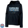 Outerstuff NFL Kids Youth 4-20 Official Team Color Borderline Performance Primary Logo Long Sleeve Pullover Hoodie (Carolina Panthers Black, 18)