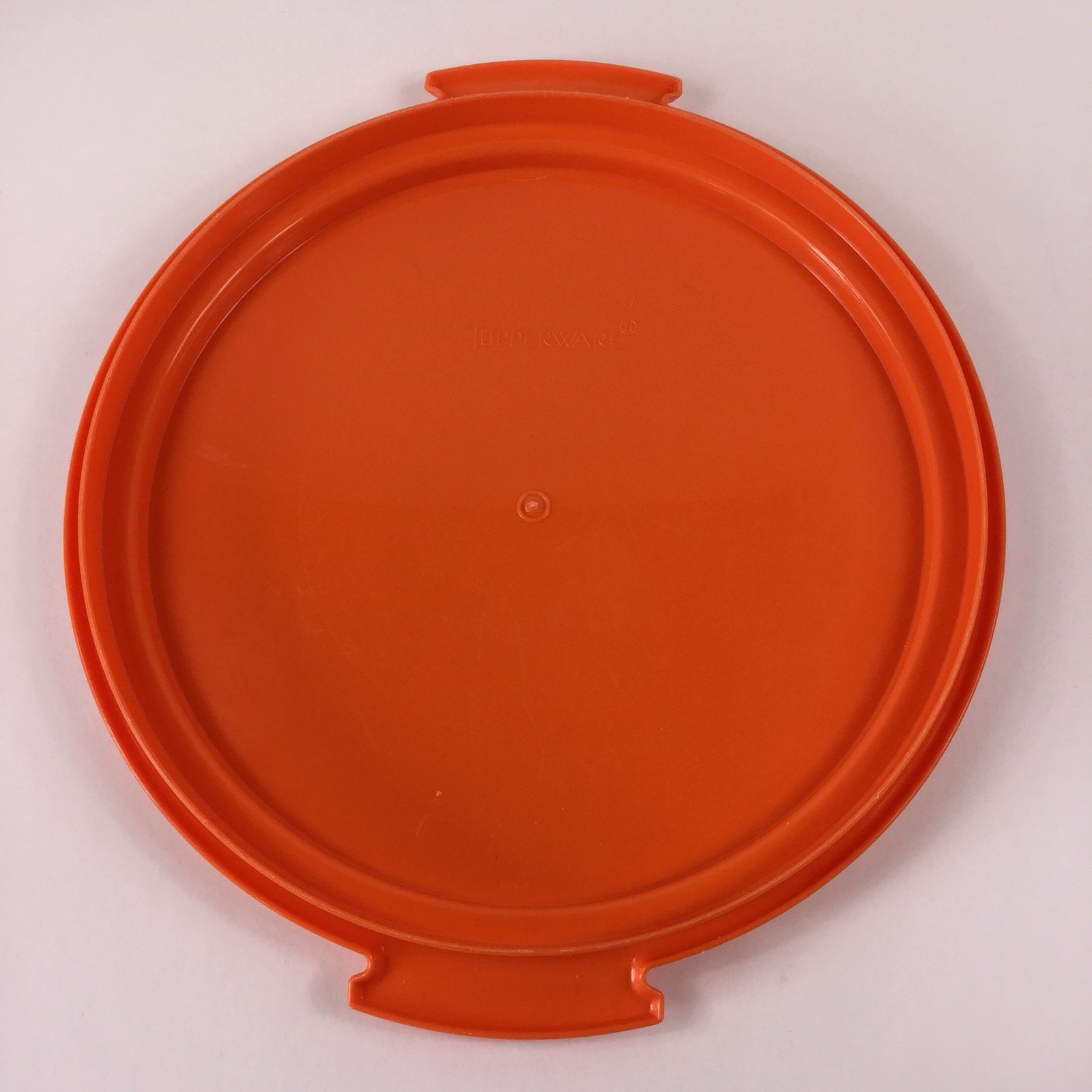 Tupperware Classic Cake Taker With Handle 684-2 683-2 624-26 Orange Vintage