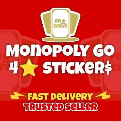 MONOPOLY GO STICKERS 4 STARS M4RVEL GO ALBUM   FAST DELIVERY
