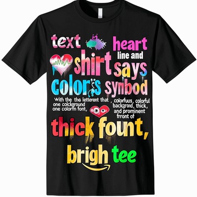 TShirt with Heart Caduceus and Bold Text Design Perfect for Healthcare