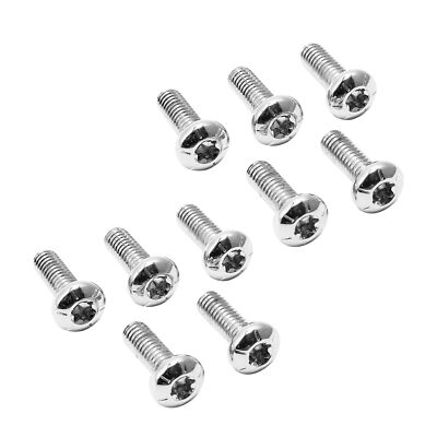 10Pcs Front Disk Brake Rotor Bolts Fit For Harley Davidson Softail Sportster