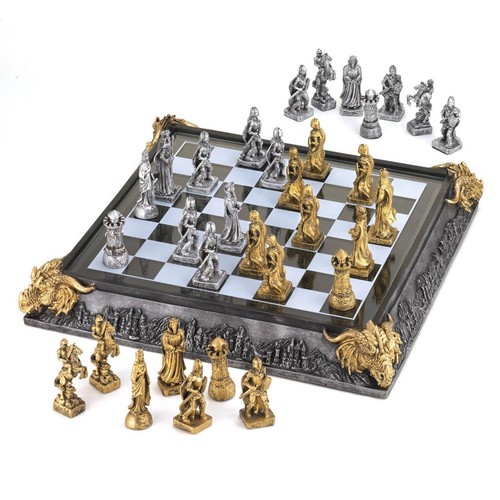 RADICALn Set Scacchi In Marmo Onice Bianco E Grigio – Fatto A Mano – Regalo Di Lusso
