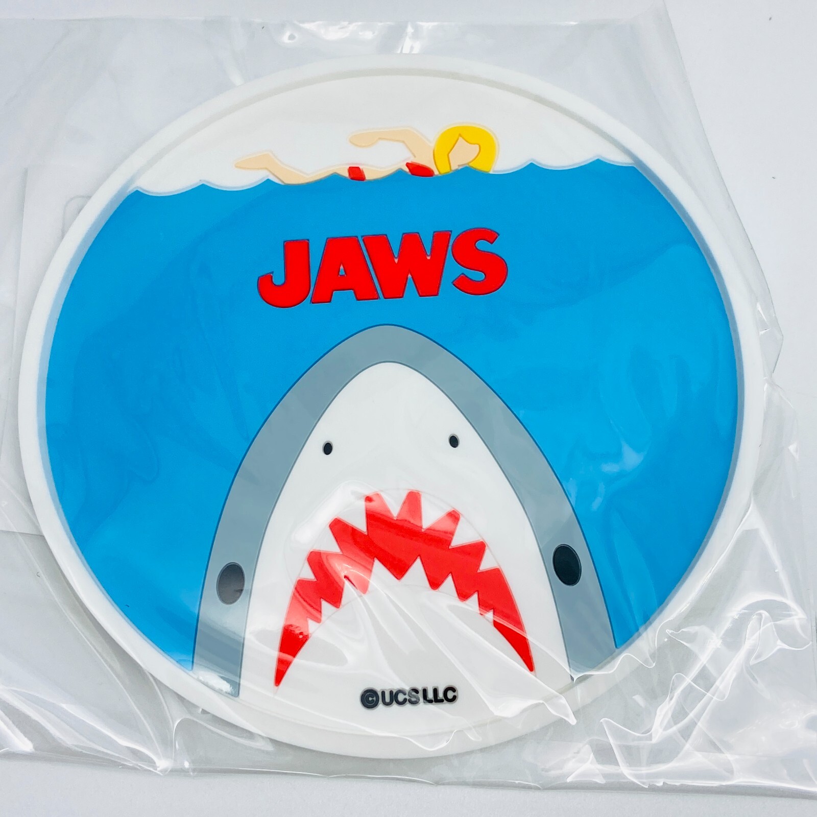 ヒロカツ JAWS再臨 ~SHARK PANIC AGAIN~ JAWS Attack Poster Scene Rubber Coaster Japan 2024 Great