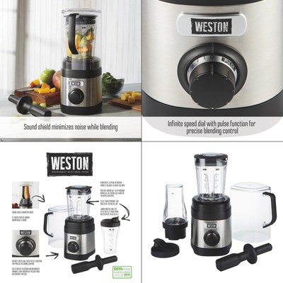 Pro Series 32 Oz. 11-speed With Sound Shield And 20 Oz. Travel Jar Stainless S