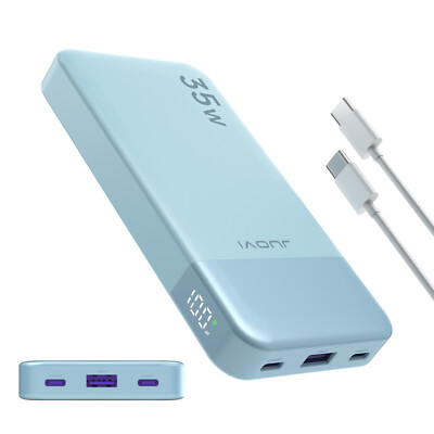 Power Bank 10000mAh 35W Charging Portable External Battery Backup For Cell Phone