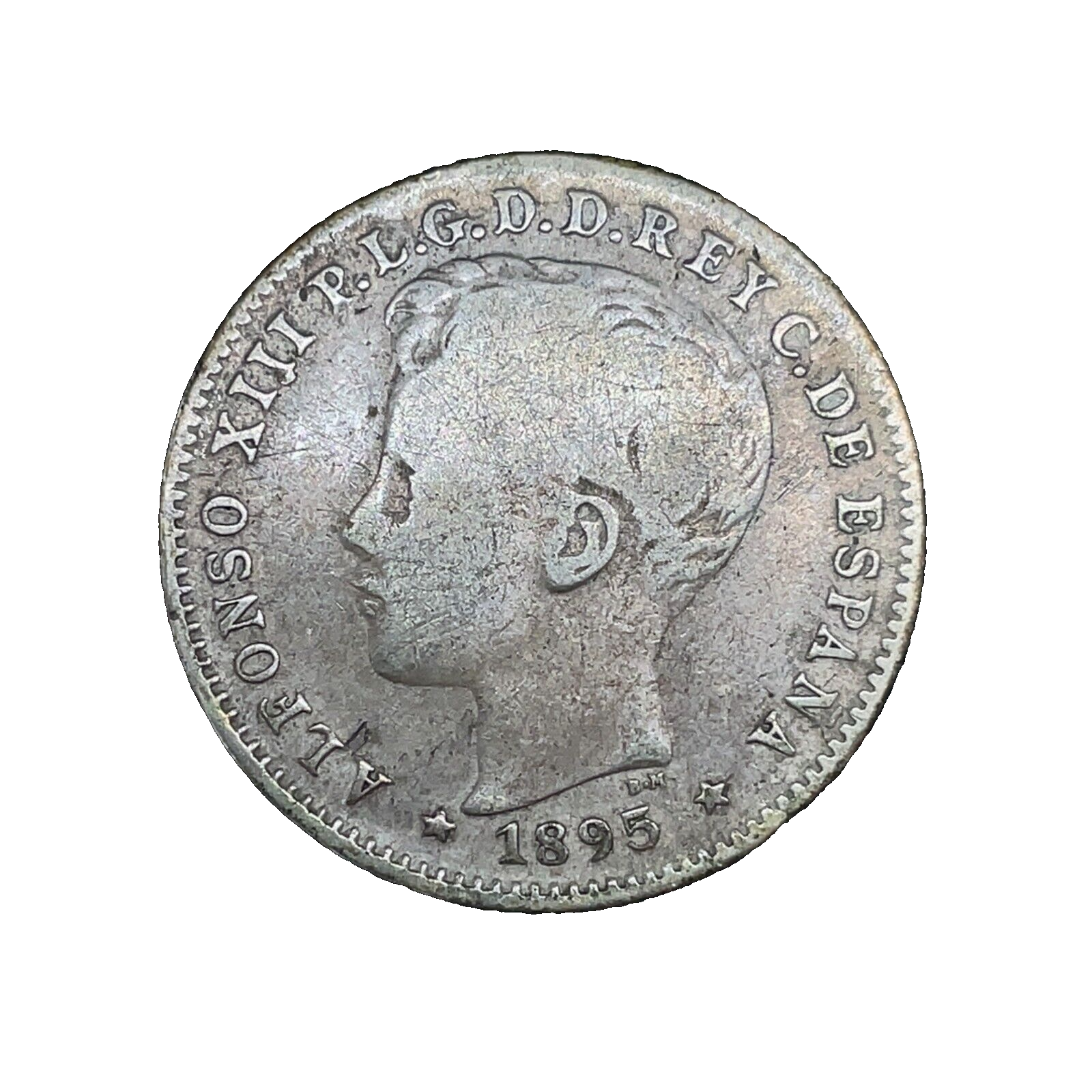 Puerto Rico アルフォンソ13世 1ペソ銀貨 1895年 JCC | ジャパンコインキャビネット / プエルトリコ 1895年 1ペソ銀貨