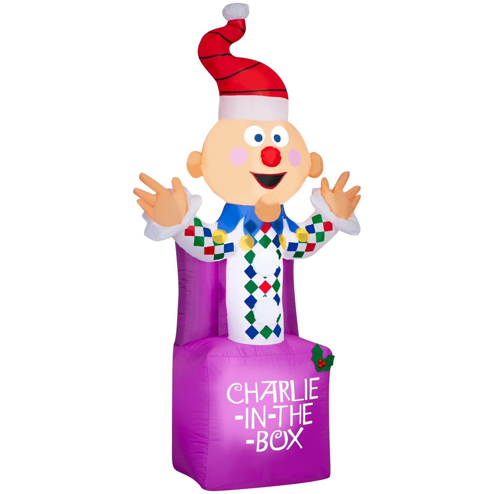Gemmy 6.5' Charlie in the Box Misfit Rudolph Airblown Inflatable Christmas Decor