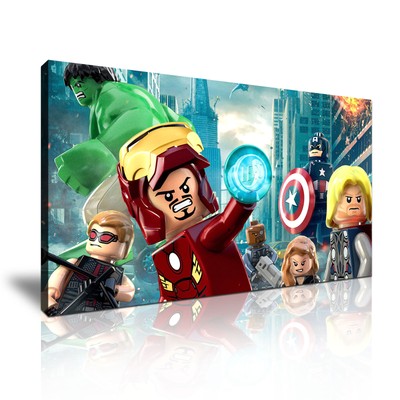 lego marvel avengers iron man captain america thor hulk 