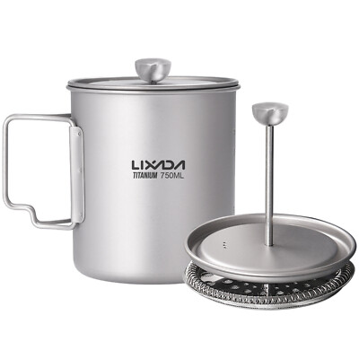 Pot Titanium Coffee Maker Durable Coffee Cup With Lid