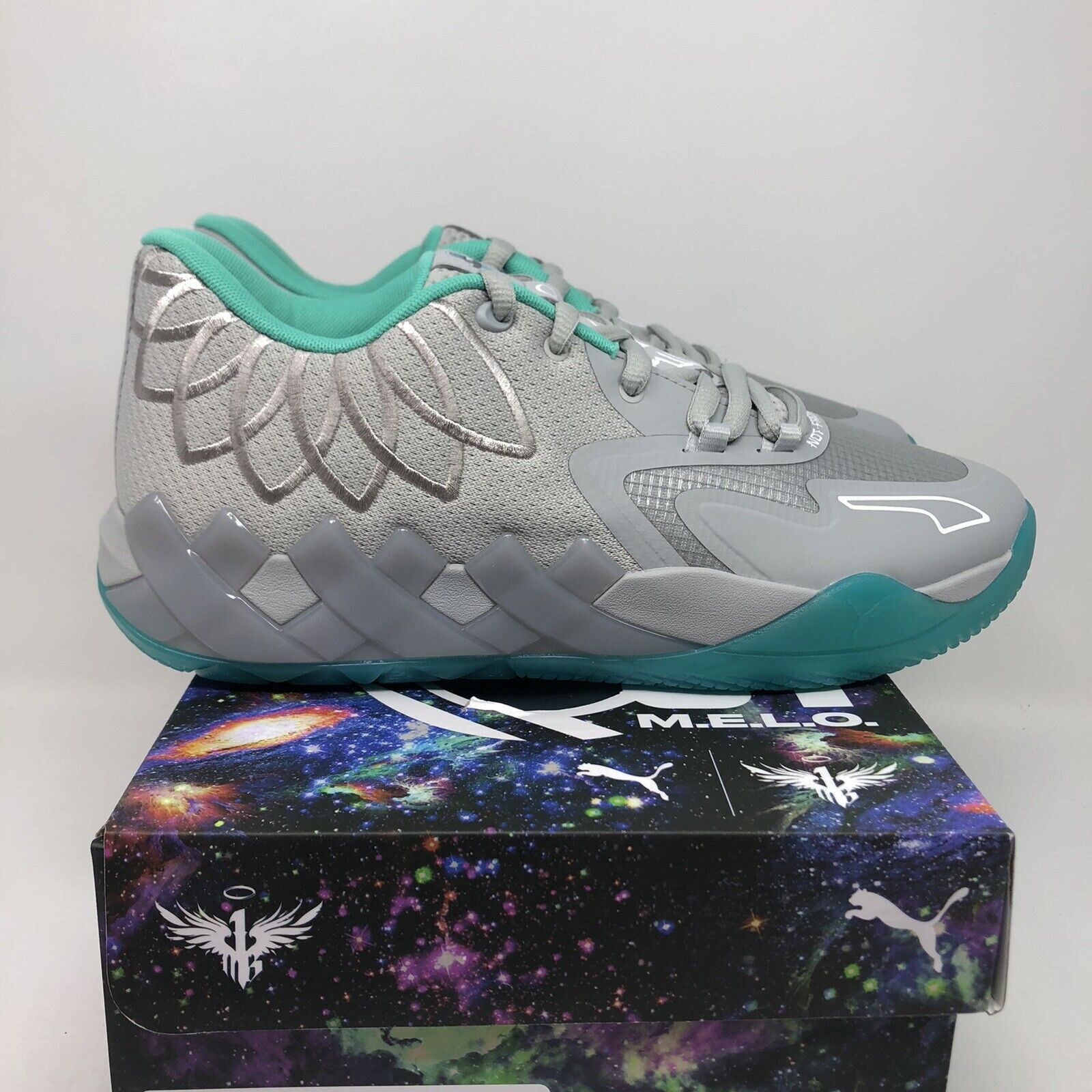 Pre-owned Puma Mb.01 Mb01 - Ufo Aqua Green - Lamelo Ball 377675-02 - Size 12 - Ships Fast