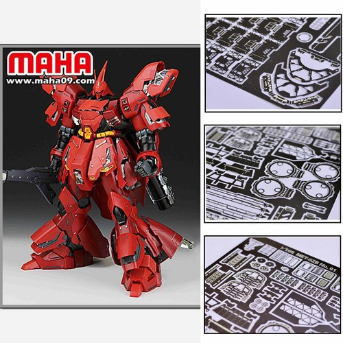 Neu Metall Set Details Up Teil für Bandai 1:100 Mg Sazabi Ver Ka Gundam
