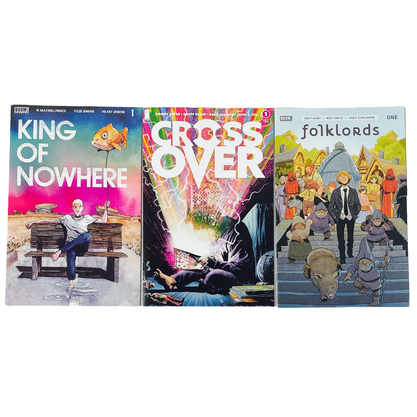 Mixed Comic Lot King Of Nowhere Folklords Image Crossover Cates Kindt NM