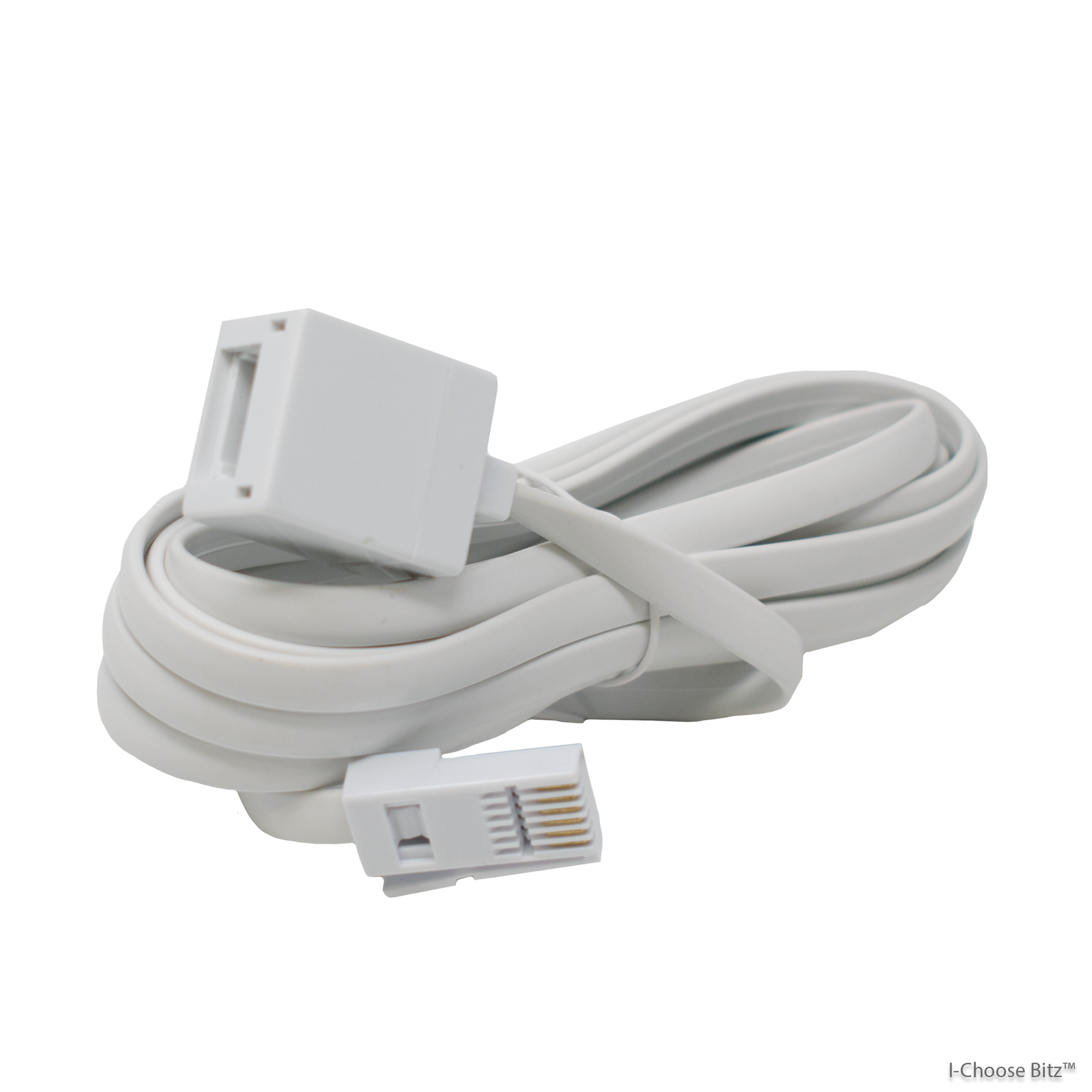 5m BT Phone Extension Cable 6Wire Socket Telephone Fax Modem