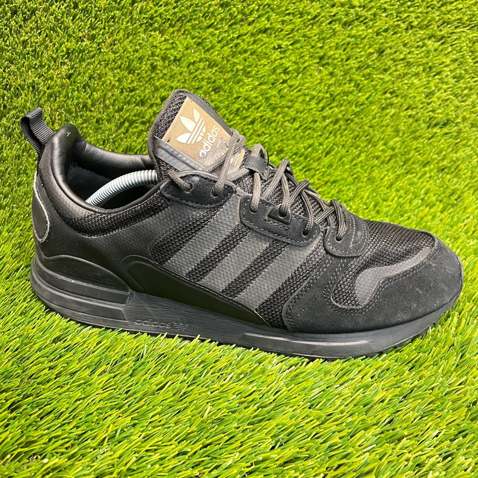 篇額、 Adidas ZX 700 HD Mens Size 11 Black Gray Athletic Running