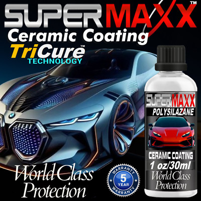 CERAMIC COATING ADVANCED HIGH STRENGTH  5YR CAR COATING TRICURE PAINT PROTECTION