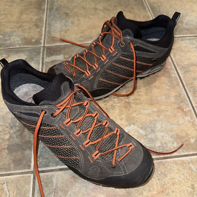 Hanwag Makra Low GTX Gore-Tex Men's Hiking Shoes Size 12 Vibram Made In Croatia