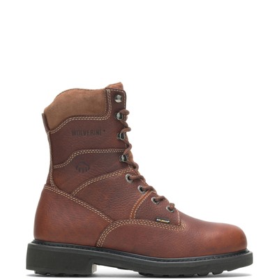 Wolverine Men Tremor DuraShocks 8 Work Boot Brown 12 M Boot Leather