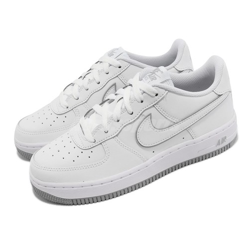 

Nike Air Force 1 GS White Wolf Grey Kids Women AF1 Casual Lifestyle DX5805-100, Белый, Air Force 1 Gs
