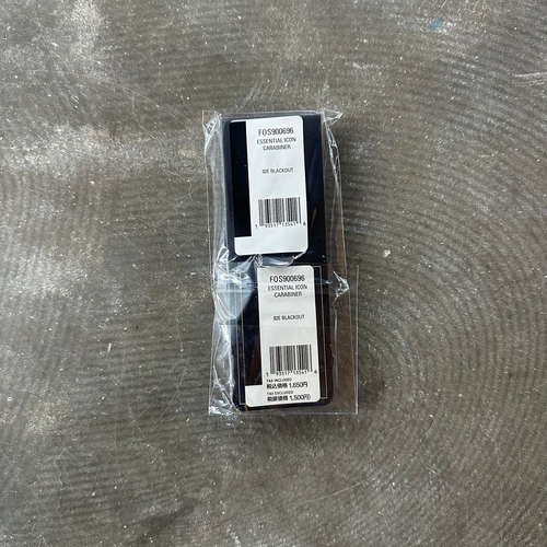 Oakley Essential Icon Carabiner Unisex Keychain 3.6in Black - Japan Exclusive