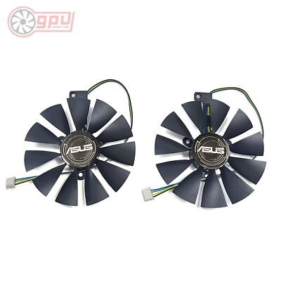 Asus RTX 2060 2070 2080 DUAL OC Replacement GPU Graphics Card Fans FDC10U12S9-C