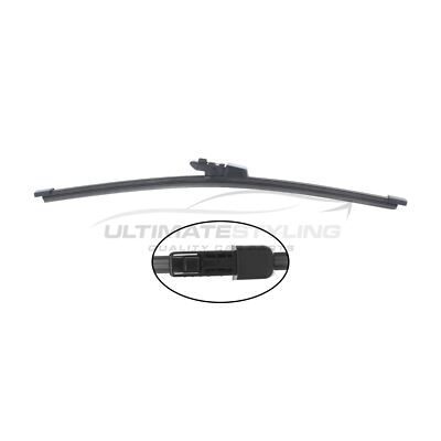 Rear Flat Windscreen Wiper Blade 34 cm 13 Inch VW Sharan Mk2 9/2010->