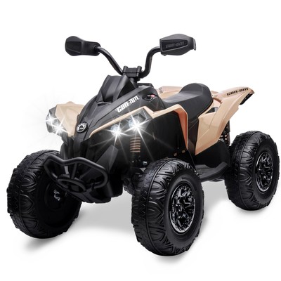 Quad Four Wheeler Atv Toy W/ Led Headlights