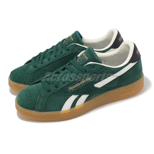 Reebok Club C Grounds Великобритания Зеленая черная спортивная мужская повседневная обувь унисекс 100209038