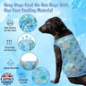 Dansydaisy 5 Pack Dog Cooling Shirts Quick Dry Vest Mesh Breathable Instant Cooling Dog Vest Lightweight Summer Beach Hawaii Jacket Collar for Outdoor Walking Hunting Hiking Clothes (S)