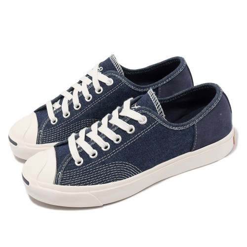 

Converse Jack Purcell Washed Denim Navy White Мужская повседневная обувь унисекс 171938C, Multi-coloured, Jack Purcell