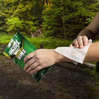Repel Insect Repellent Mosquito Wipes 30% Contains DEET  15-Count