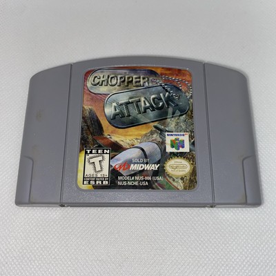 Chopper Attack - Nintendo 64 N64 - Authentic Cart Only - Tested Working