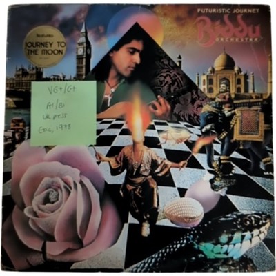 Biddu Orchestra Futuristic Journey Vinyl Record LP VG+/G+ EPC82497 1978