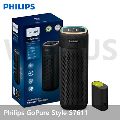 Philips GoPure Style S7611 Car Air Clean Purifier System with Diffuser Cartridge