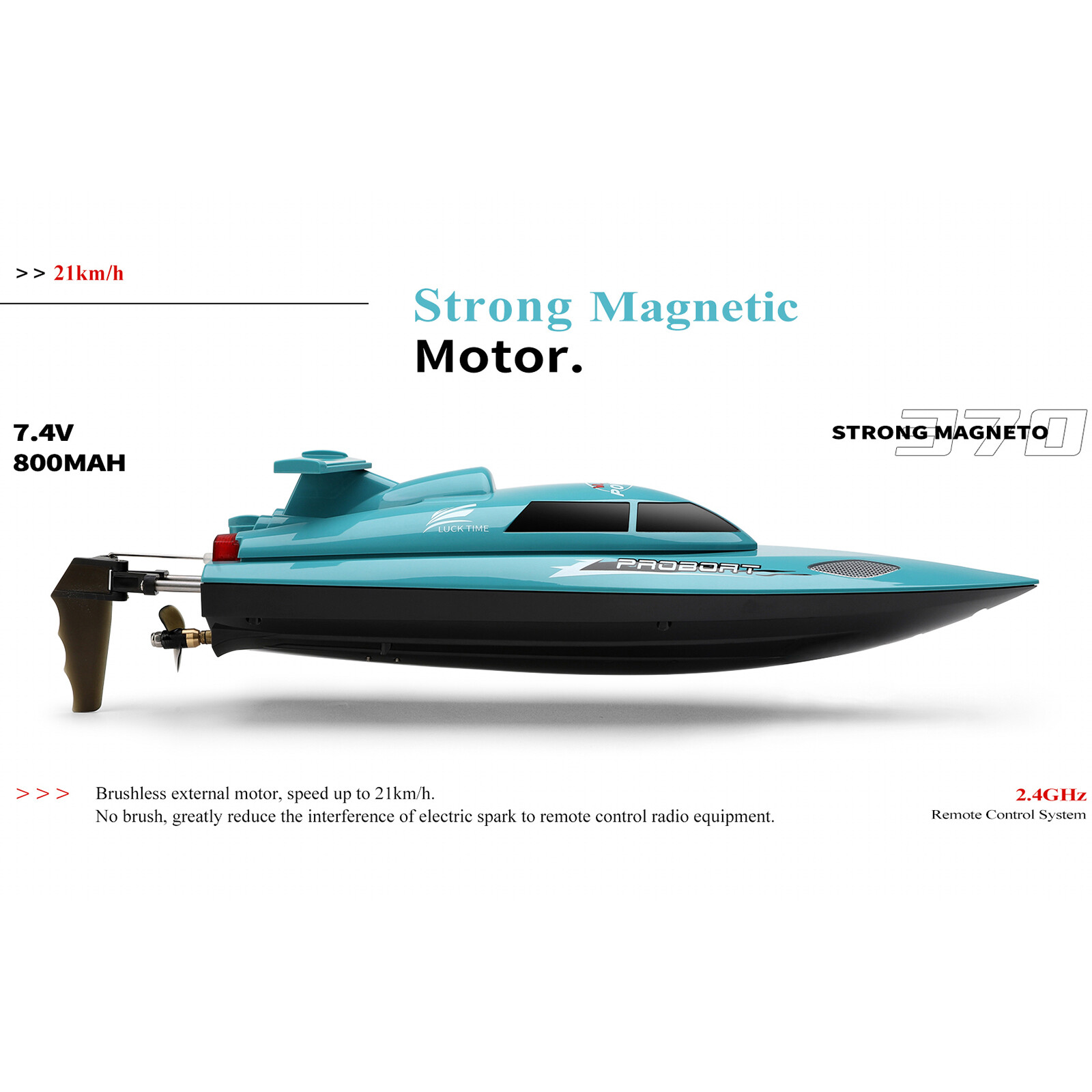 2.4 Ghz Speed Boat WL911-A RC Boat Speed Boat 21km/h Super Racing Boat
