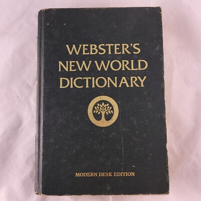1979 Vintage Webster's New World Dictionary Modern Desk Edition Hardcover