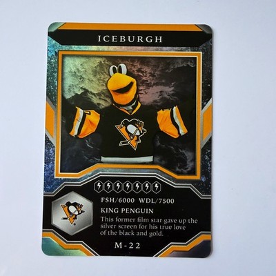 Front of 2021 Upper Deck MVP #M-22 Iceburgh Mascots