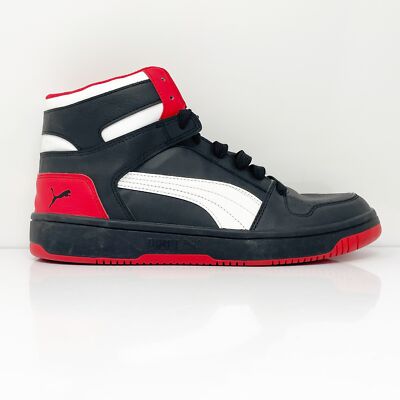 Мужские баскетбольные кроссовки Puma Mens Rebound Layup 369573-15, размер 9,5, Черный, Rebound Layup